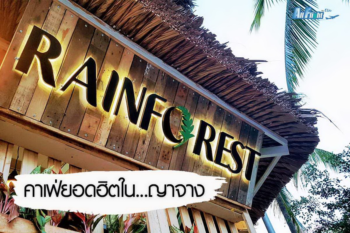  RAINFOREST คาเฟ่ยอดฮิตในญาจาง